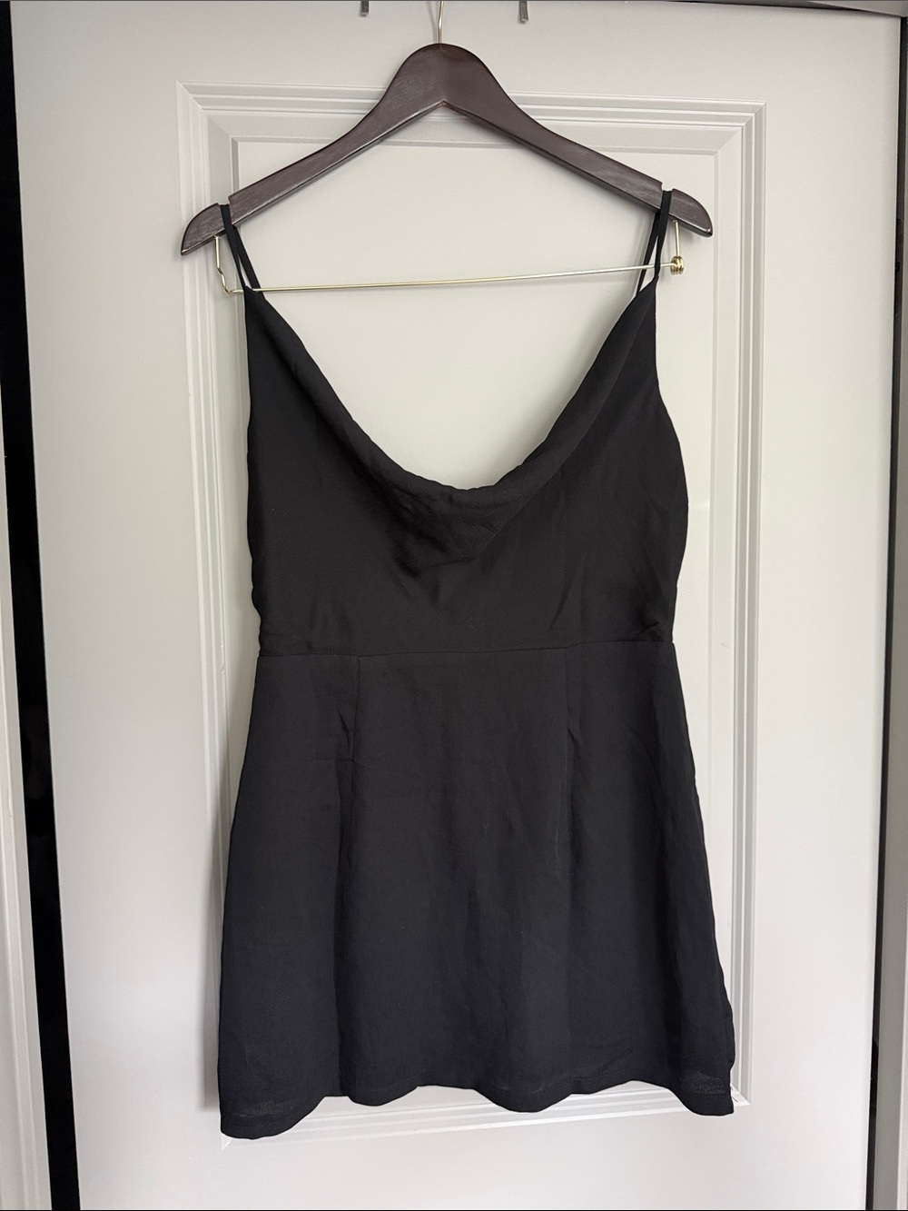 Princess Polly Black Mini Slip Dress
